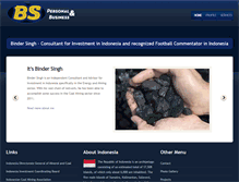 Tablet Screenshot of bindersingh.com